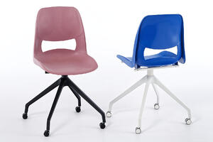 Das Drehgestell ist in schwarz und weiß erhältlich